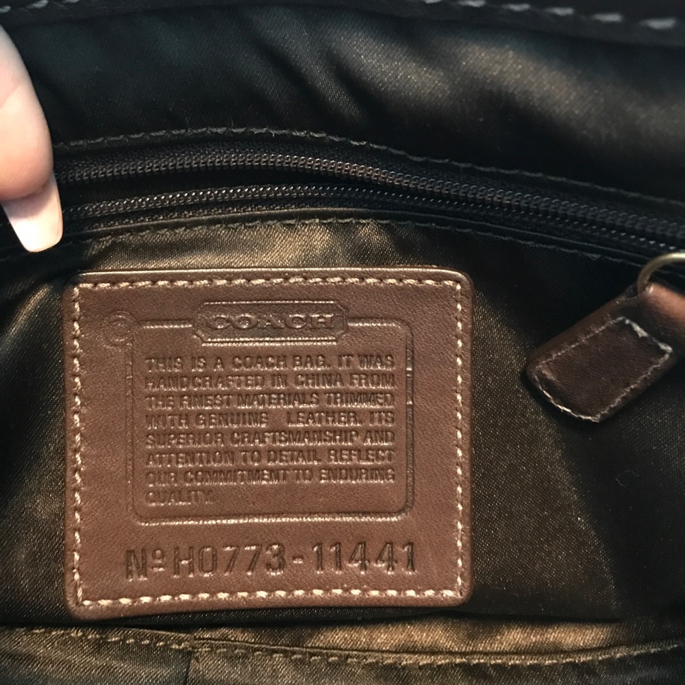COACH Bleecker mini flap hobo bag - Picture 7 of 8